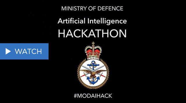 Artificial Intelligence Hackathon with UK Ministry of Defence