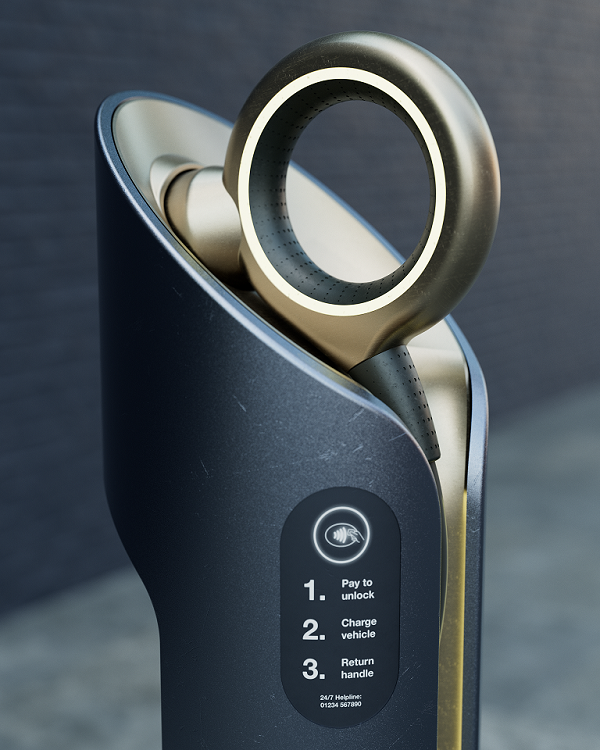 EV chargepoint handle